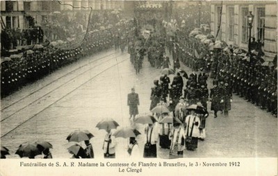 CPA Funerailles de Madame la Comtesse de Flandre BELGIAN ROYALTY (852433)