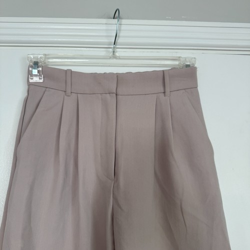 Abercrombie & Fitch pantaloni a vita alta crema kaki taglia 4 - Foto 2 di 7