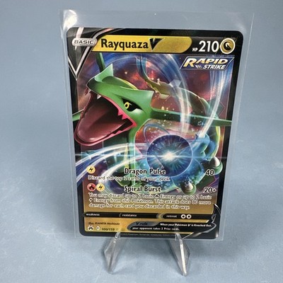 Pokemon Rayquaza V 100/159 Crown Zenith Ultra Rare Holo NM