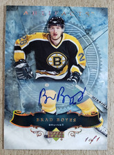 2006-07 Upper Deck Artifacts Radiance Brad Boyes Auto 1/1 Boston Bruins