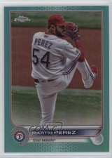 2022 Topps Chrome Update Aqua Refractor 137/250 Martin Perez #USC103 8k4