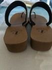 Corkys Women’s Thong Sandals Size 8 Brown/Black Synthetic Wedge Platform — photo 5