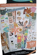 Happy Planner Value Pack Essential Seasons Planner Stickers 597 Pcs New
