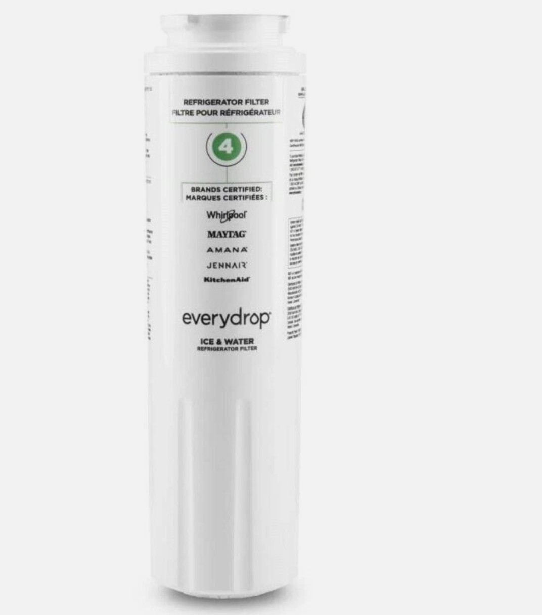 2 Pack Refrigerator Cartridge Ice & Water Filter 4 ED&sup2;R4RX&sup2;D1 Replacement New