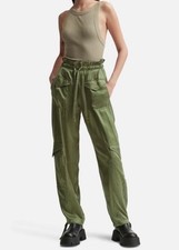 GANNI Washed Satin Pants Large