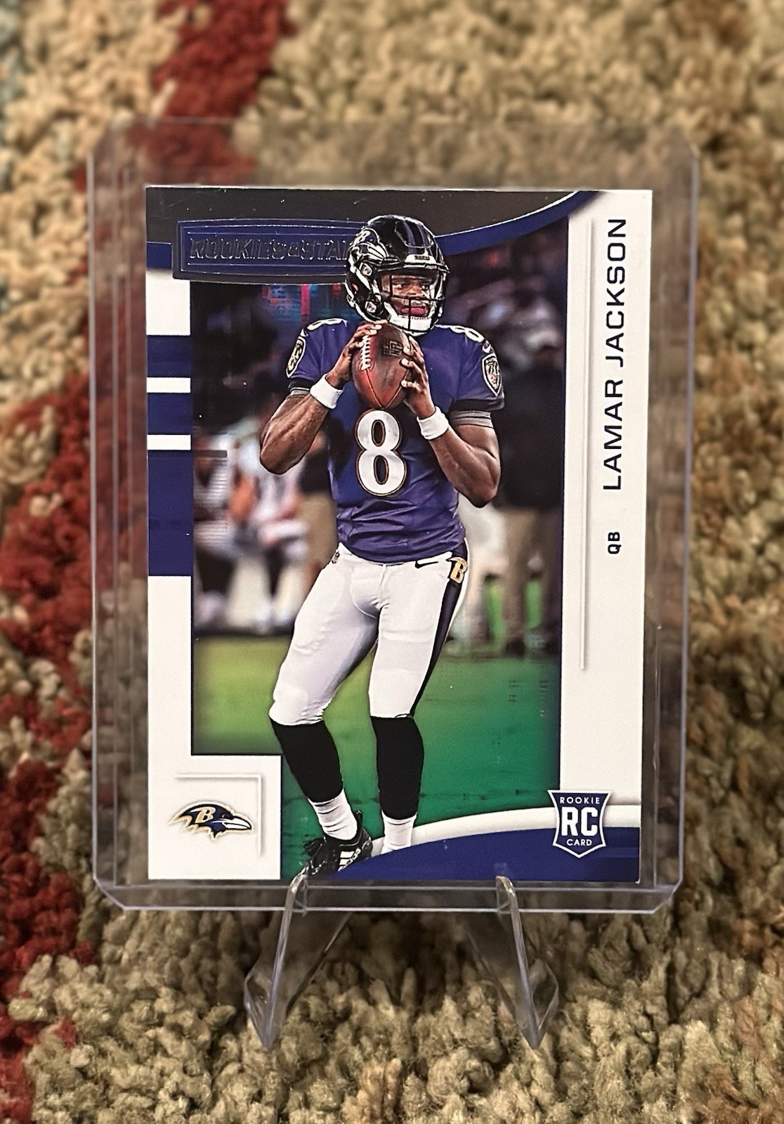 2018 Panini Rookies & Stars - Rookies Lamar Jackson #112 (RC)