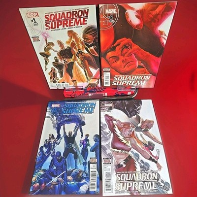 SQUADRON SUPREME #1-#4 2015 1ST PRINT NM  MAIN COVERs MARVEL COMICS SALE LOT X4