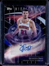 2025-26 Topps Midnight Quinten Post Stroke of Auto #SM-QP Warriors