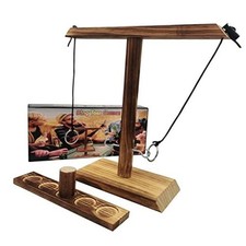 Large Base Hook Ring Toss Game for Kids  Adults - Family Fun