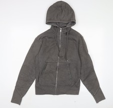 Felpa con cappuccio e zip intera da donna taglia UK sneaker Freak grigia