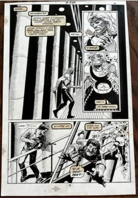 Dan Spiegle DOCTOR ZERO #6 Original EPIC Comics Interior Panel Page Artwork 2