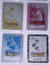 2025 Leaf Vivid Baseball Gary Gill Hill Base Printing Plate 1/1 Set