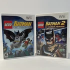 LEGO Batman 1 + 2 The Video Game DC Super Heroes Nintendo Wii Action Adventure