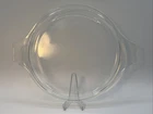 Vintage Pyrex Clear Glass Round Casserole Lid 475 C -34 Tab Handles