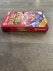 Double Dragon Nintendo NES Complete CIB Jimmy Lee Action Figure Inserts Cart Box