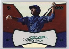 2017 Onyx Platinum Elite Auto Green 50/50 Carlos Rincon #CR-PE17 Auto 0kz8