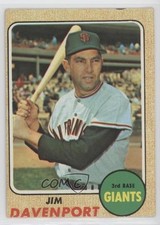 1968 Topps High # Jim Davenport #525 0lw8
