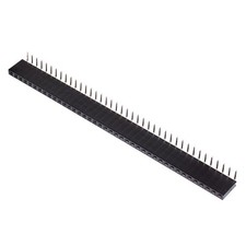 25 x 40-Way Single Row Right Angle PCB Socket 2.54mm