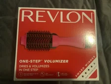 Revolon One-Step Hair Dryer and Volumizer Hot Air Brush 1100W - Pink/Black