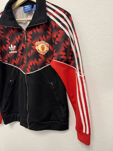 Vintage Manchester United Adidas Originals Superstar Track Jacket - Bild 5 von 5