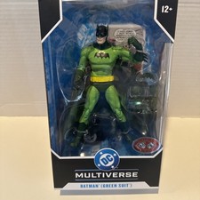 Batman Green Suit Platinum Chase     DC Multiverse McFarlane Toys NEW