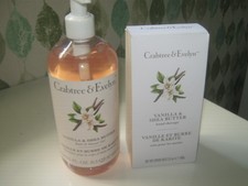 Crabtree  Evelyn Vanilla  Shea Butter Bath  Shower Gel  Hand Therapy