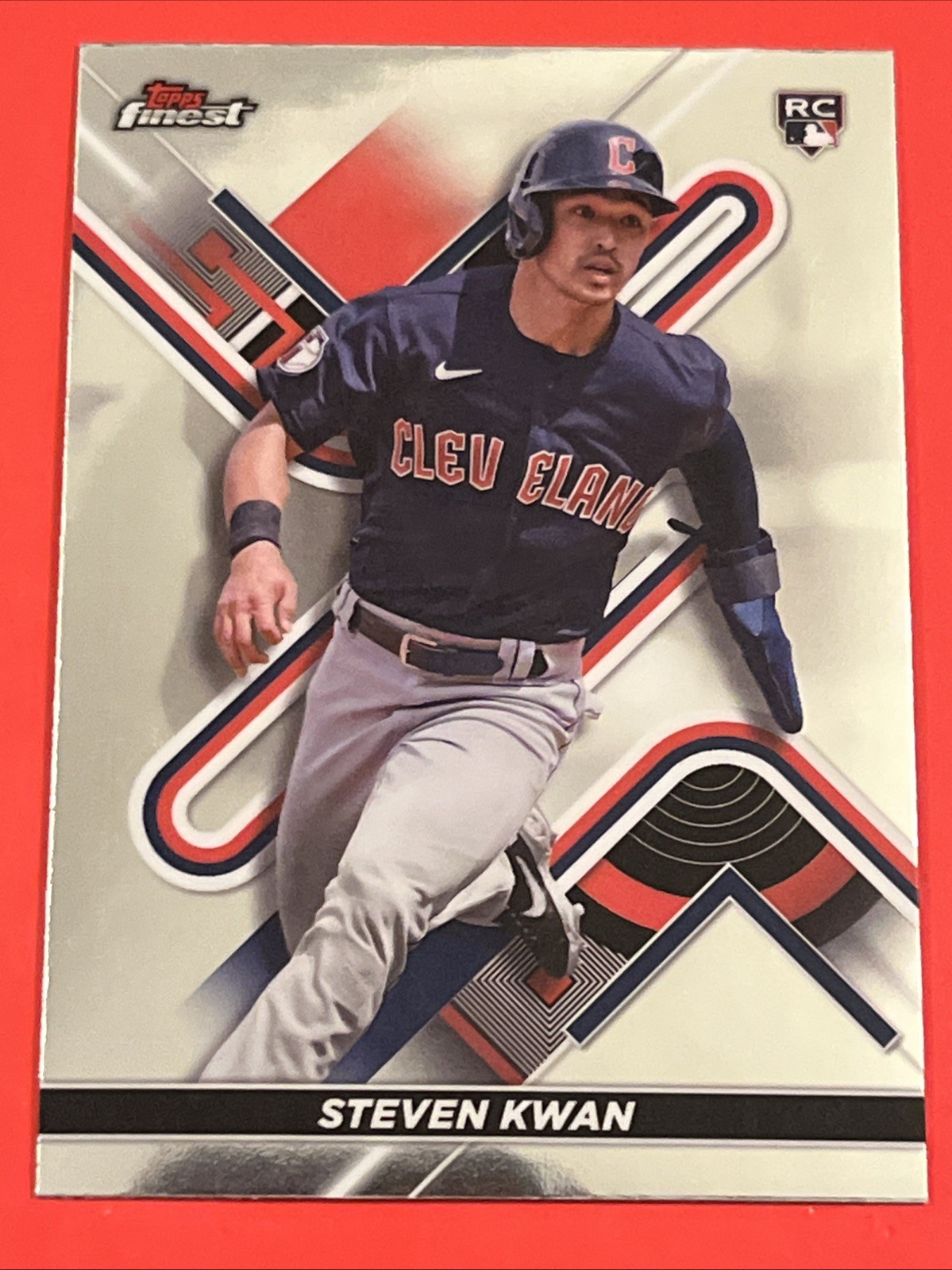2022 Topps Finest Steven Kwan RC #30