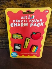 Art 101 First Day Charms-Pencil Case & CROCS, Back to School 5-Pack
