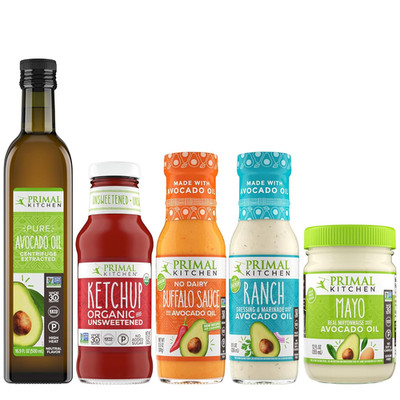 Primal Kitchen Avocado Oil Condiment Starter Kit | Unsweetened Ketchup | No Dair