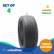 Set Of 4 Used 22540r18 Goodyear Eagle F1 Asymmetric 2 Moextended Run Flat