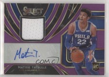 2019-20 Panini Select Rookie Jersey Purple Prizm 64/99 Matisse Thybulle Auto 9w4