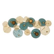 Large Lotus Leaf Metal Wall Decor Indoor Outdoor Metal Wall Art Sculpture