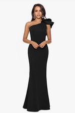 Betsy  Adam  Daisy  Scuba Crepe One Shoulder Dress 6