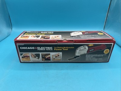 CHICAGO ELECTRIC OSCILLATING MULTIFUNCTION POWER TOOL 68303 W/ BLADE FLUSH CUTS