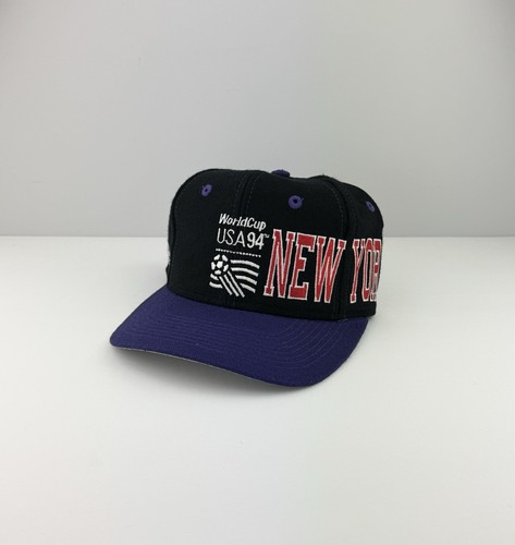 Vintage USA 94 World Cup NEW YORK 90s sport Hat Apex One Soccer Snapback 1994 - Picture 2 of 11