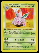 Nidorino [1st Edition] #37 Prices | Pokemon Base Set | Pokemon Cards