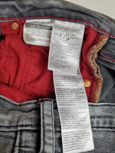 Levi Strauss &CO. 501 Acid Wash 29/30 Men's Button Front Black - Picture 11 of 14