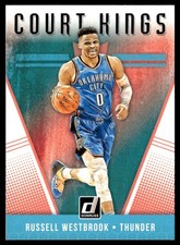 2018-19 Donruss Court Kings Russell Westbrook Oklahoma City Thunder #18