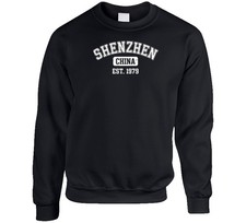 Shenzhen China Est 1979 Gift Tee Design Crewneck Sweatshirt