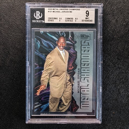 2022 Skybox Metal Universe Champions Shredders #101 Michael Jordan MS BGS 9 NM B
