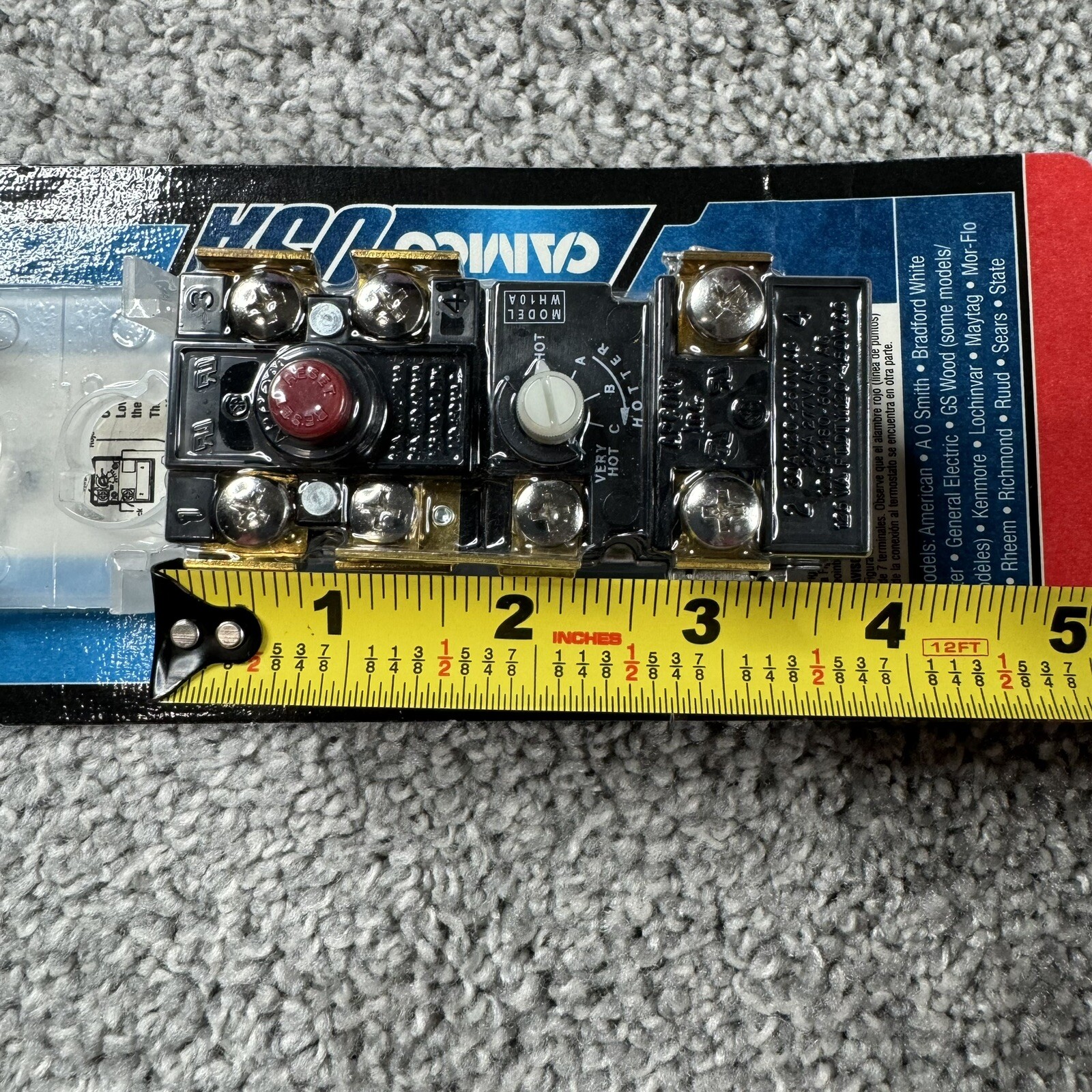 Camco Water Heater Upper Thermostat Apcom Style #07863 NEW Sealed