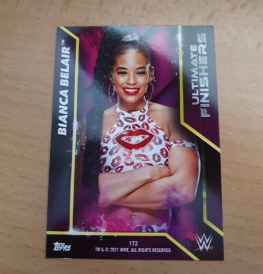 WWE Card 172 BIANCA BELAIR Topps Superstars 2021 Wrestling Ultimate Finishers