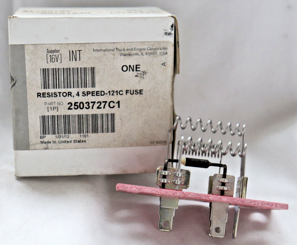 2503727C1 International Resistor 4 Speed Blower Motor Resistor Heater  Navistar