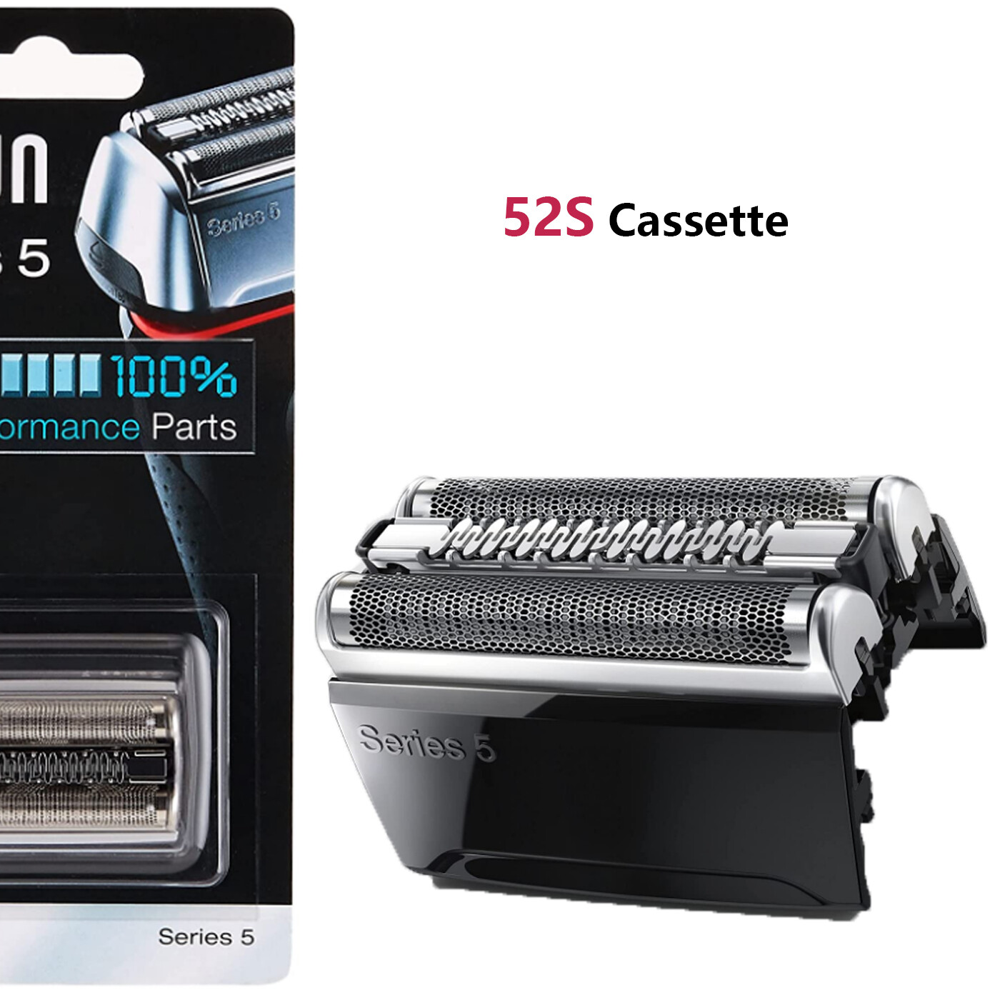 52S Shaver Series 5 Replacement Head Foil Cassette for Braun Electric
