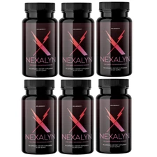 Nexalyn Pills for Men Advanced Formula - Nexa Lyn Male Support - 6 Bottles