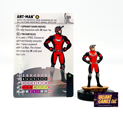 Marvel Heroclix Ant-Man #008 w/ Card Avengers 60th Anniversary Set