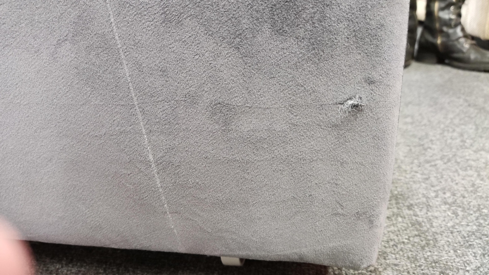 Kyoto Futon Gray Velvet Double Sofa Bed CS S84 eBay