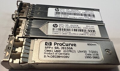 1 Genuine J9150A HP X132 10G SFP+ LC SR 850nm 300m module Transceiver w/60days