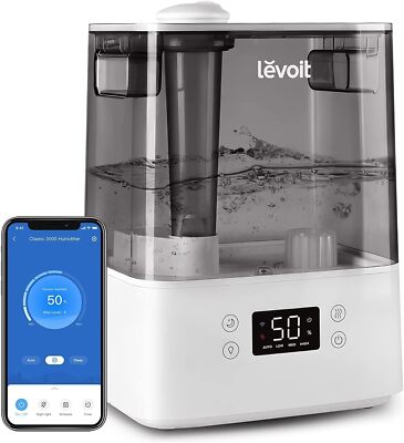 6L Luftbefeuchter Top-Fill Humidifier Wlan 28dB mit APP & Alexa Steuerung