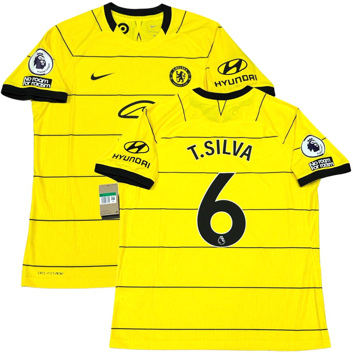2021/22 Chelsea Authentic Away Jersey #7 T. SILVA XL Nike Premier